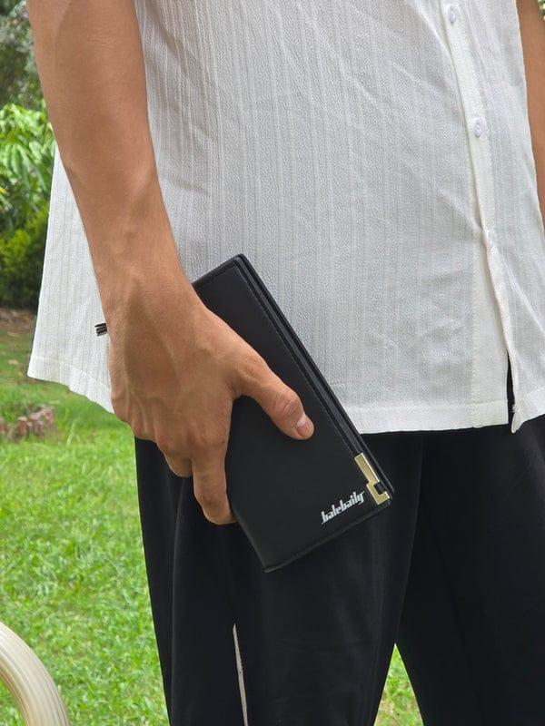 Men's Premium Leather Wallet with Free Card Holder, Multicolor, Durable