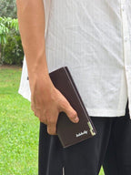Men's Premium Leather Wallet with Free Card Holder, Multicolor, Durable