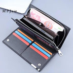 Men's Premium Leather Wallet with Free Card Holder, Multicolor, Durable