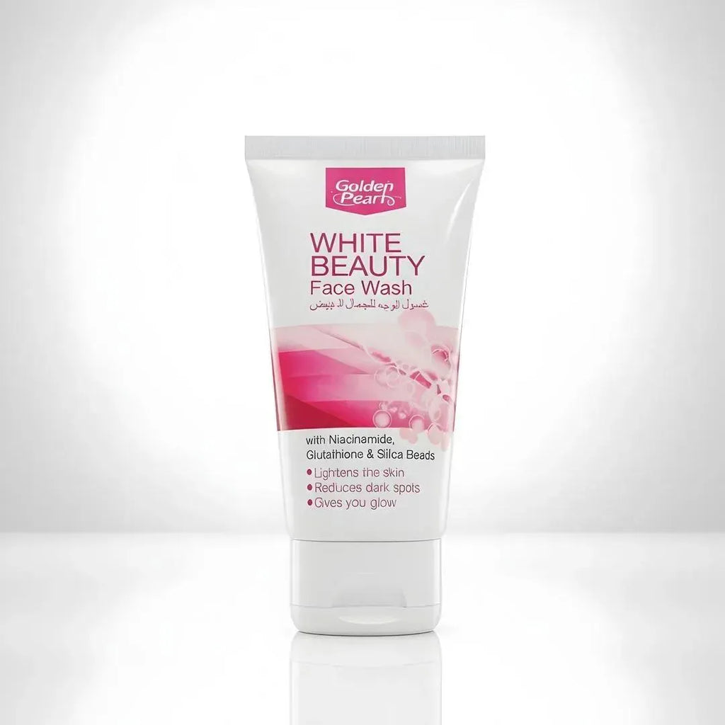 White Beauty Face Wash & Whitening Soap Bundle for Dry Skin